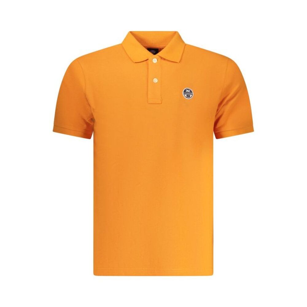 North Sails Arancione Cotton Men Men's Polo